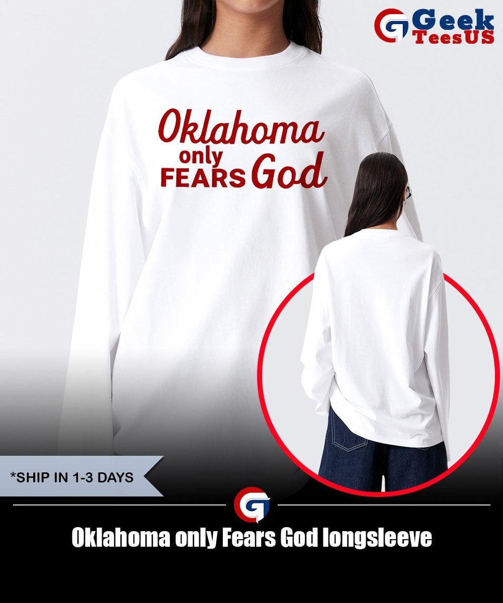 Oklahoma only Fears God shirt