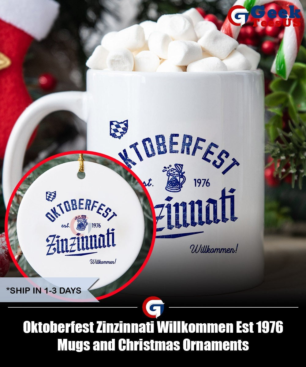 Oktoberfest Zinzinnati Willkommen Est 1976 T-shirt