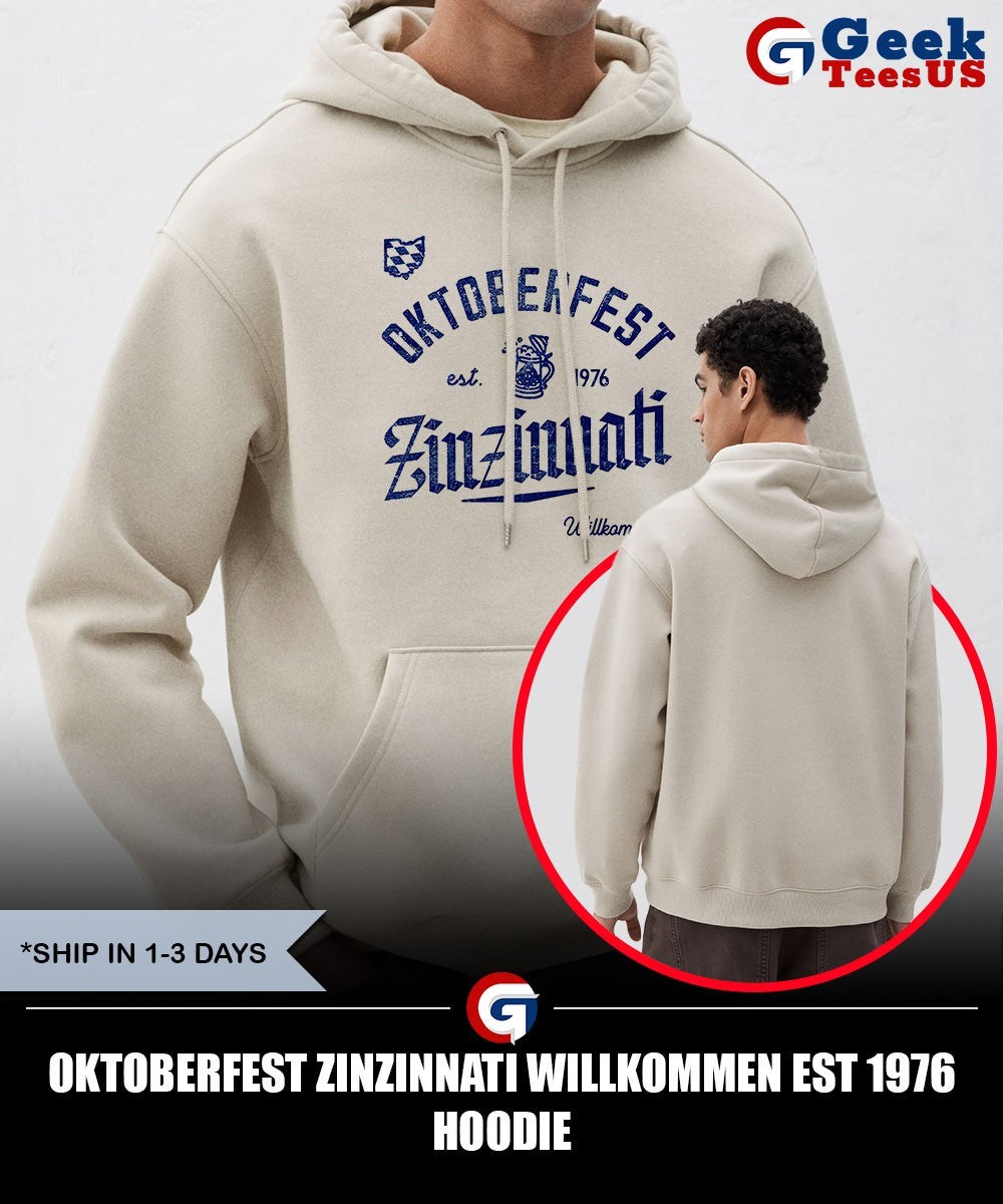 Oktoberfest Zinzinnati Willkommen Est 1976 T-shirt