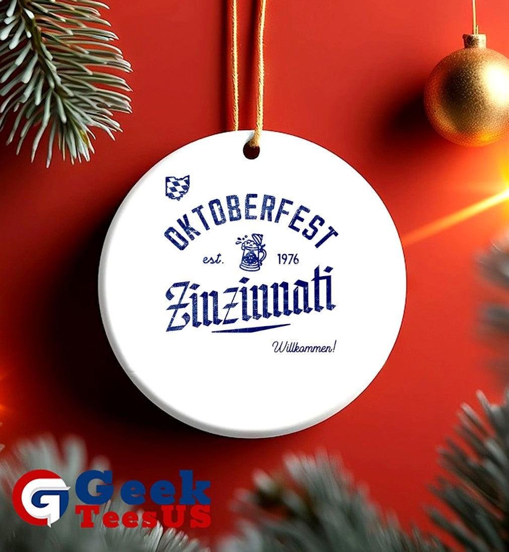 Oktoberfest Zinzinnati Willkommen est 1976 shirt