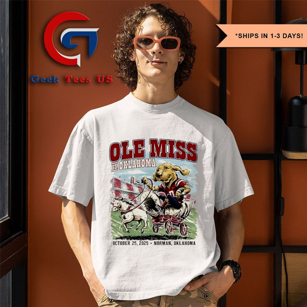 Ole Miss vs Oklahoma October 25 2025 Norman Oklahoma Game Day shirt