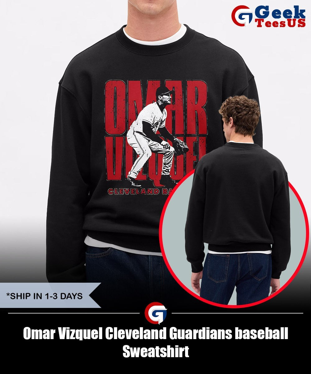 Omar Vizquel Cleveland Guardians baseball shirt
