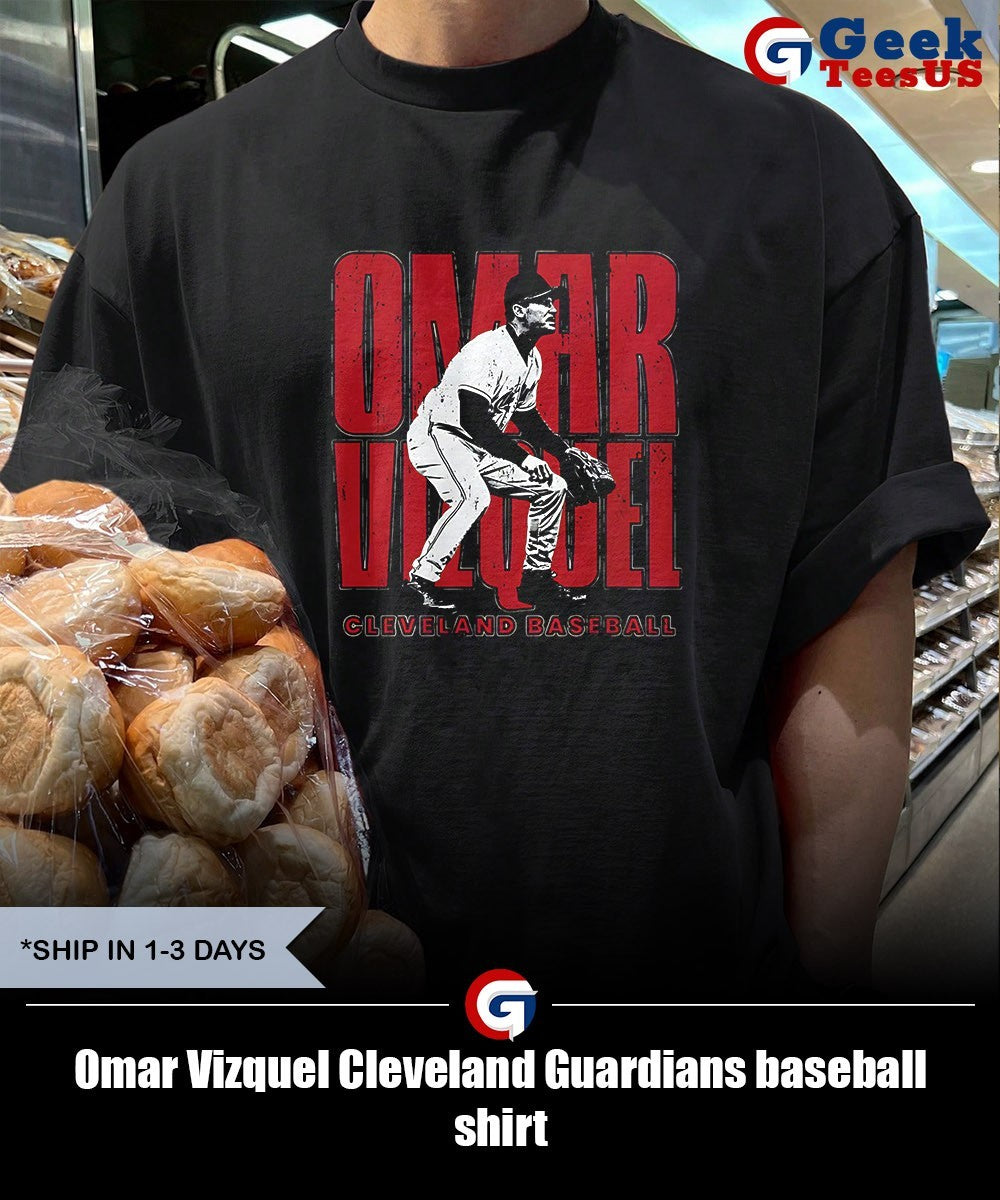 Omar Vizquel Cleveland Guardians baseball shirt