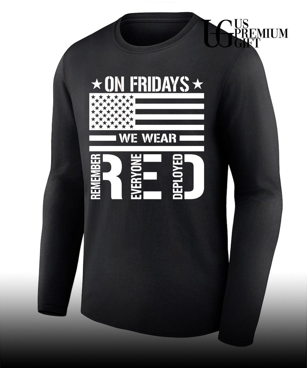 On Friday We Wear Red shirt