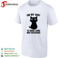 On my way to make some bad decisions cute black cat eyes funny shirt