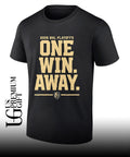 One Win Away Vegas Golden Knights WCF Bound 2026 NHL Playoffs shirt