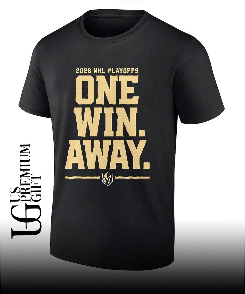 One Win Away Vegas Golden Knights WCF Bound 2026 NHL Playoffs shirt