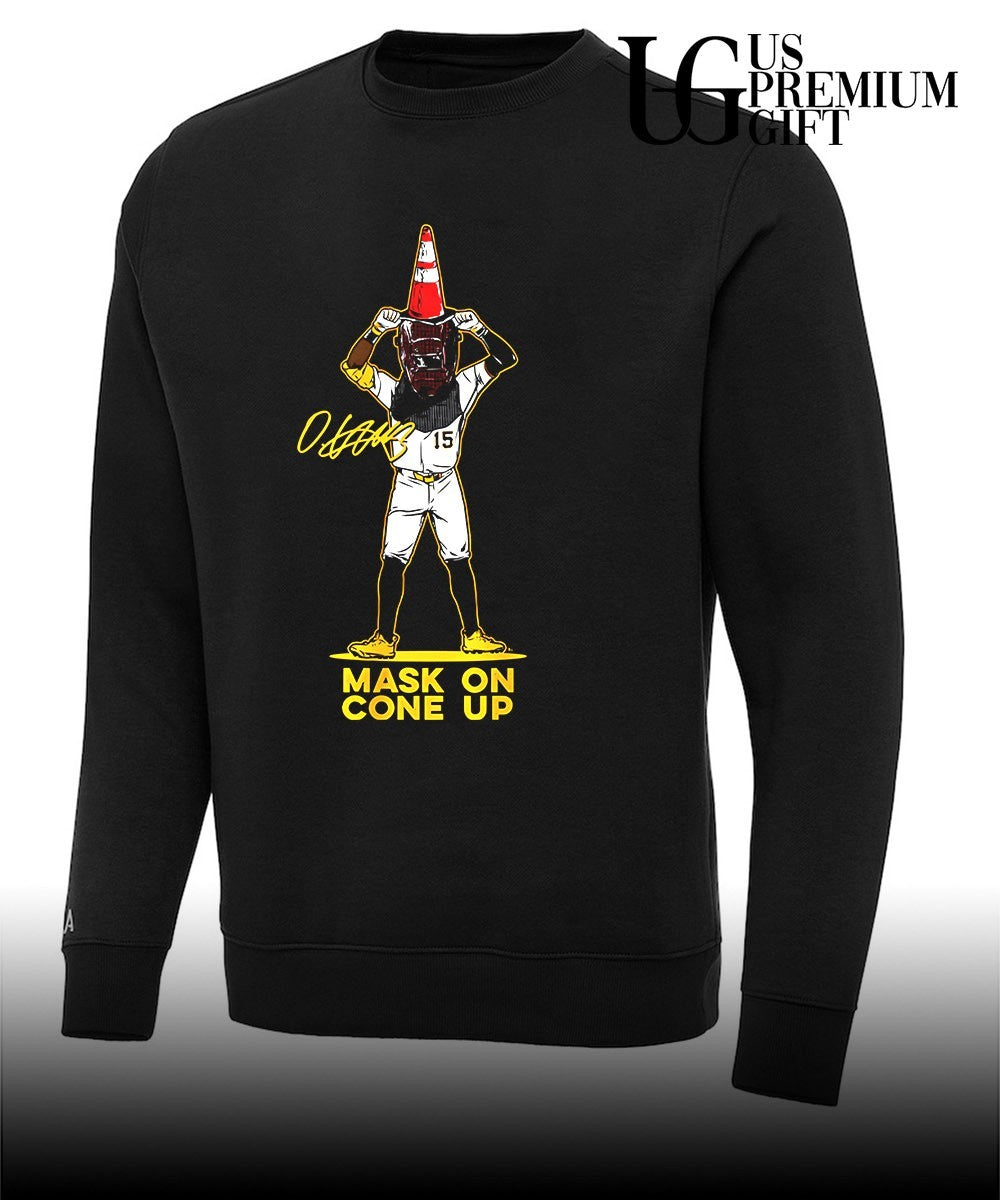 Oneil Cruz mask on cone up Pittsburgh Pirates baseball 2026 shirt