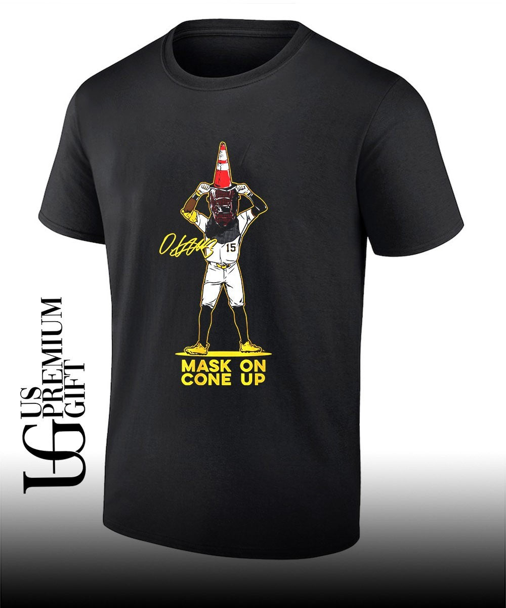 Oneil Cruz mask on cone up Pittsburgh Pirates baseball 2026 shirt