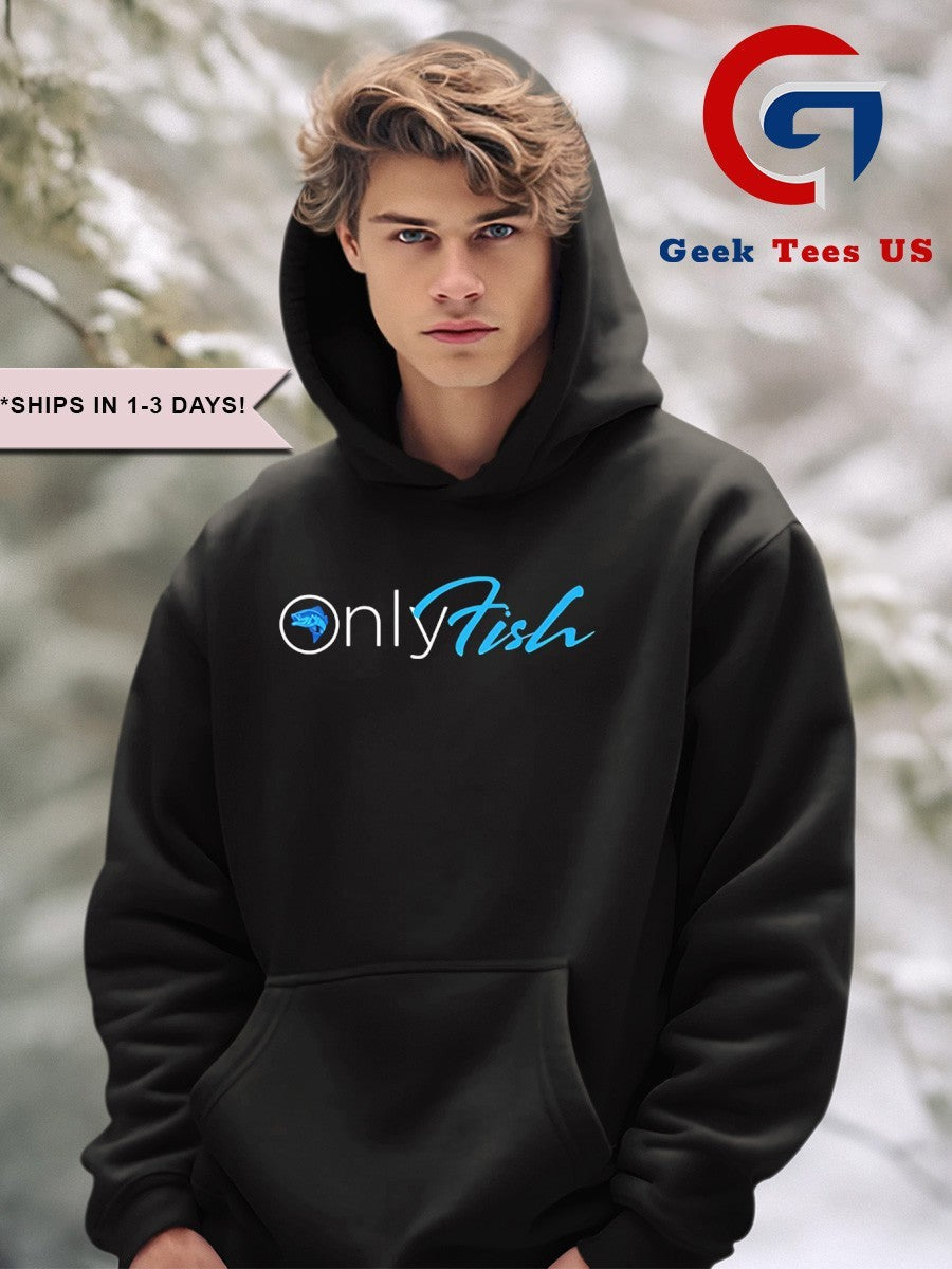 Only Fish Onlyfans parody logo shirt