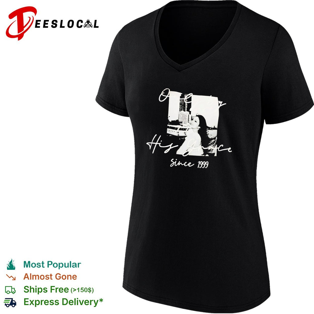 Only by His grace since 1999 personalized photo shirt