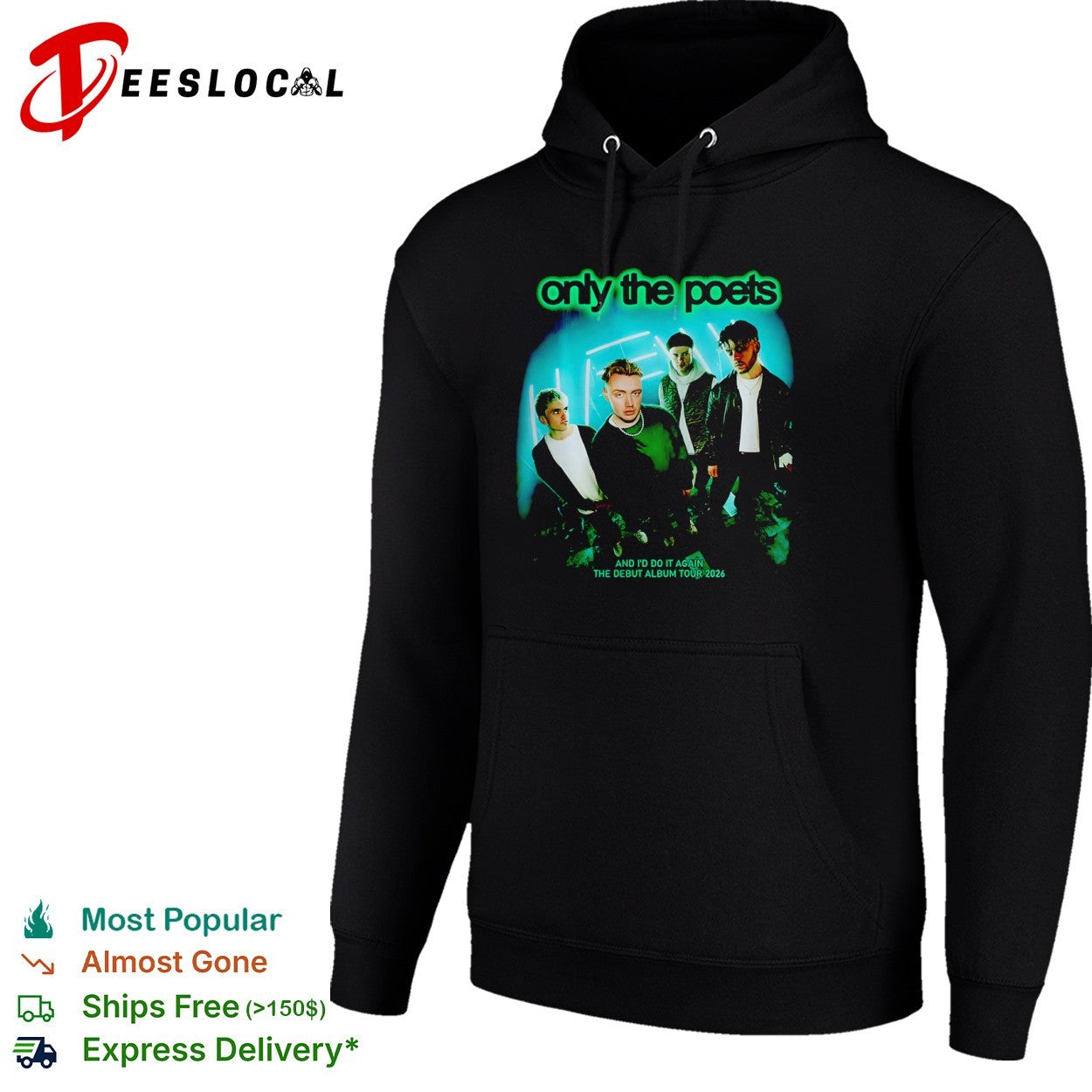 Only the Poets And I’d Do It Again The Debut Album Tour 2026 shirt