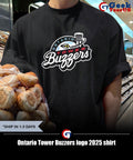 Ontario Tower Buzzers logo 2025 shirt