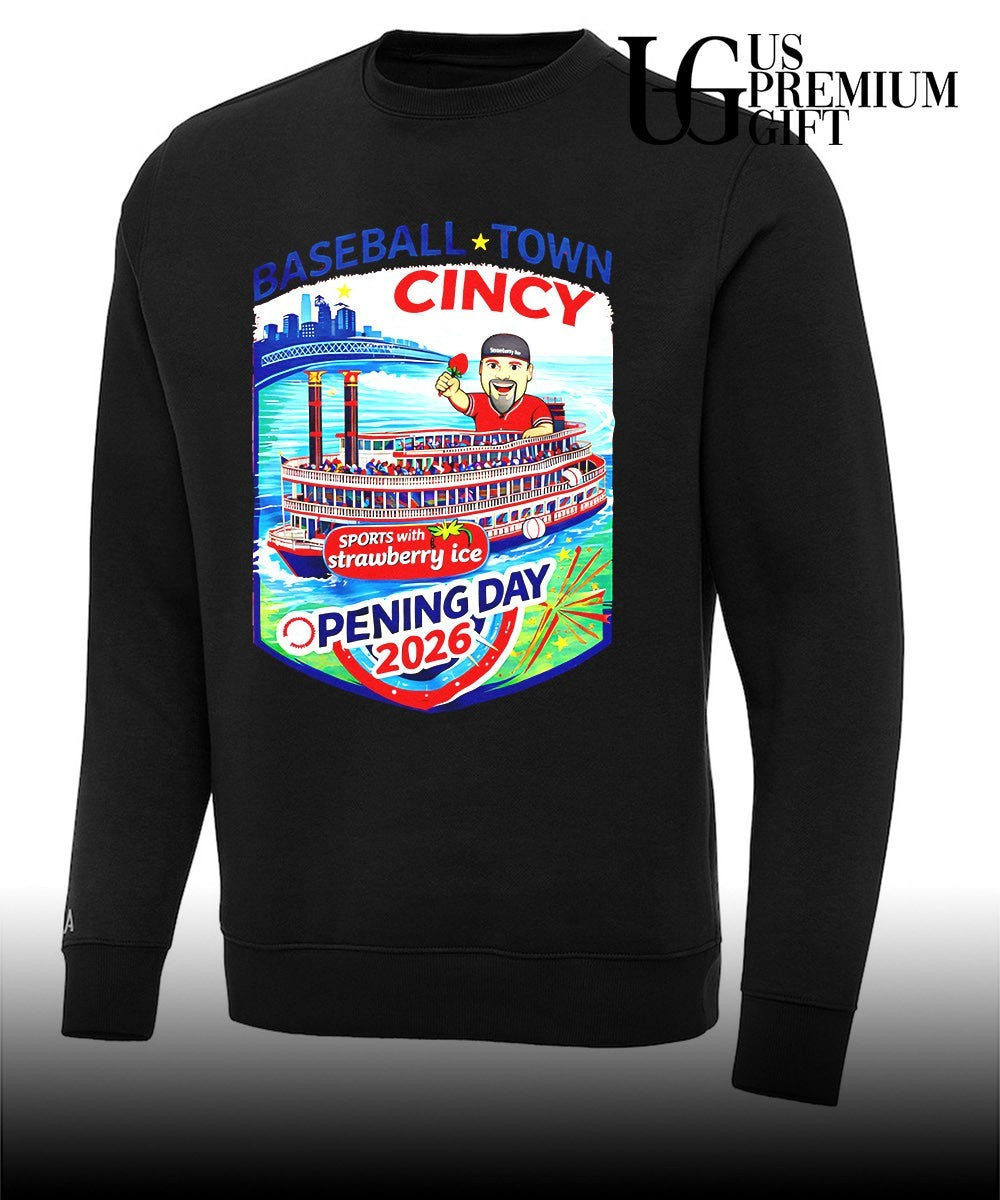 Opening Day with Strawberry Ice Baseball Town 2026 shirt