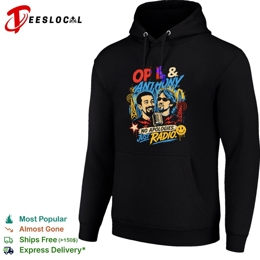 Opie and Anthony No Apologies Just Radio Gregg Hughes Anthony Cumia Radio shirt