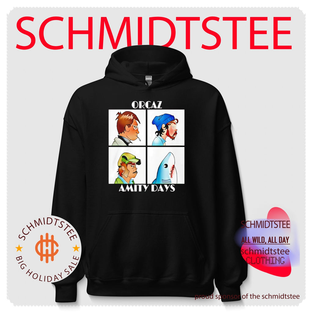 Orcaz Amity Days Demon Days And Jaws Parody Shirt