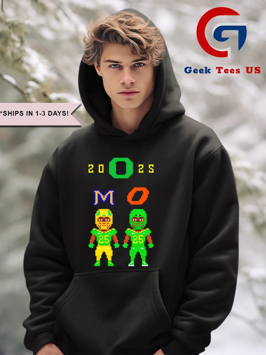 Oregon vs Oklahoma State Football Week 2 2025 Pixel Uniforms shirt