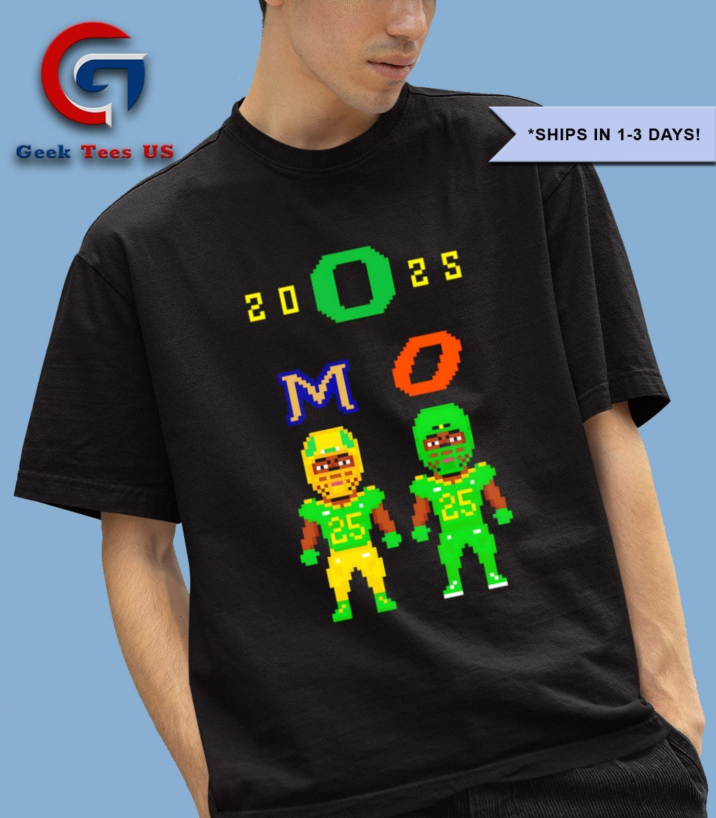 Oregon vs Oklahoma State Football Week 2 2025 Pixel Uniforms shirt