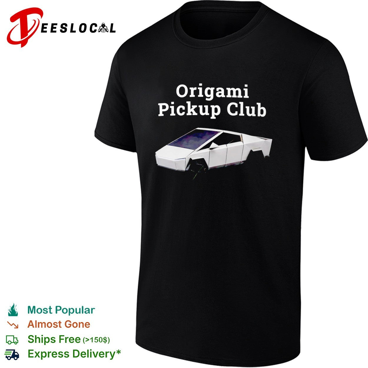 Origami Pickup Club Cybertruck Papercraft shirt