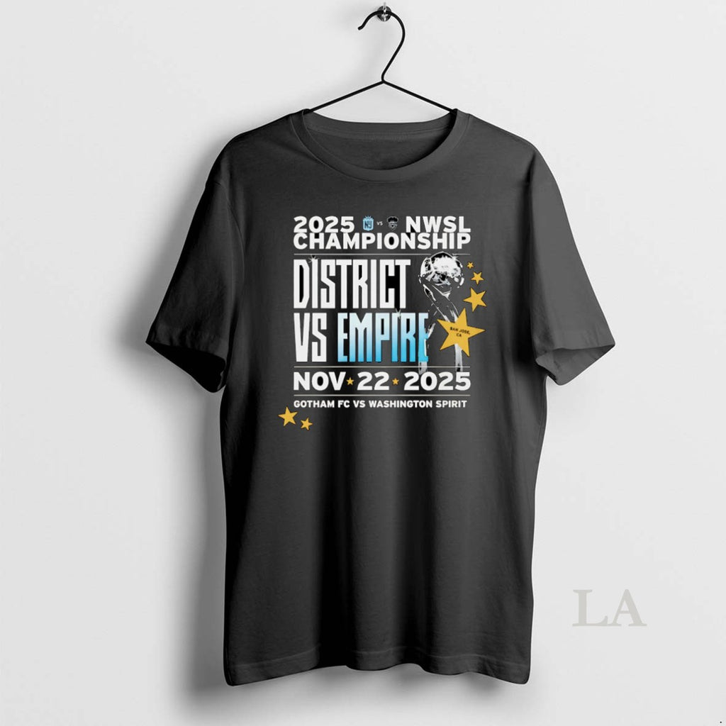 Original 2025 Nwsl Championship Gotham Fc Vs Washington Spirit Trophy