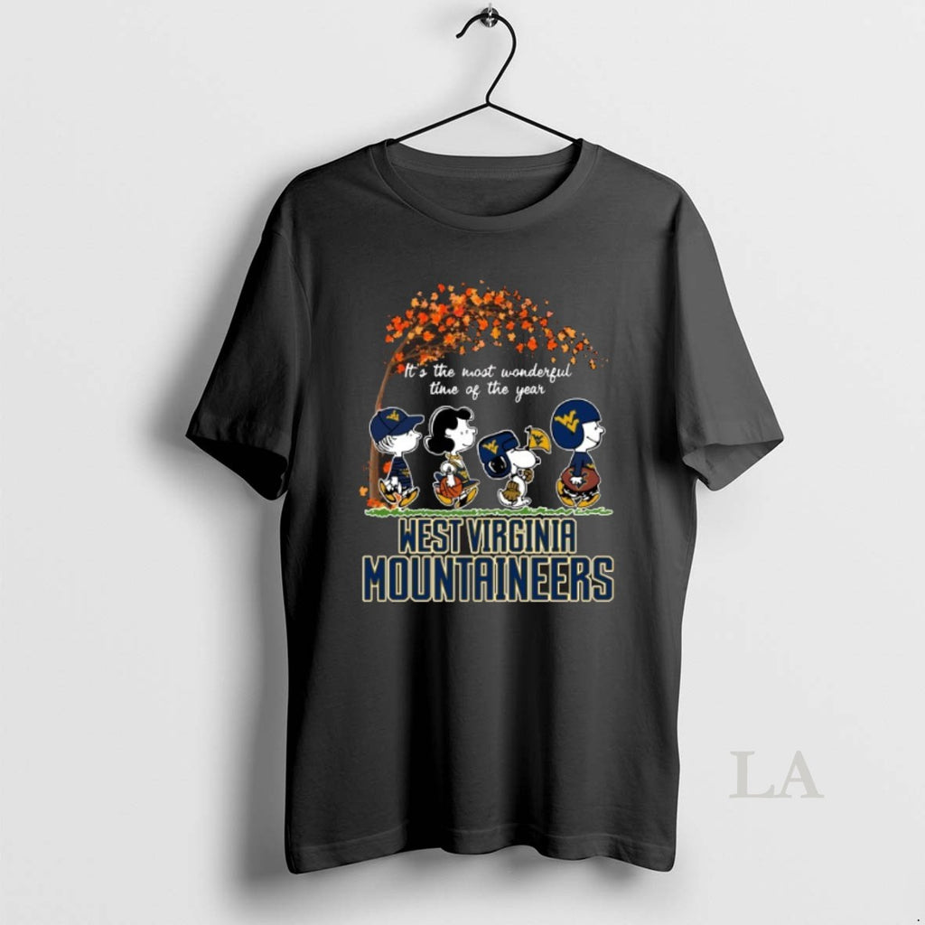 Original 2025 Peanuts Characters X West Virginia Mountaineers It S The Most Wonderful Time Of