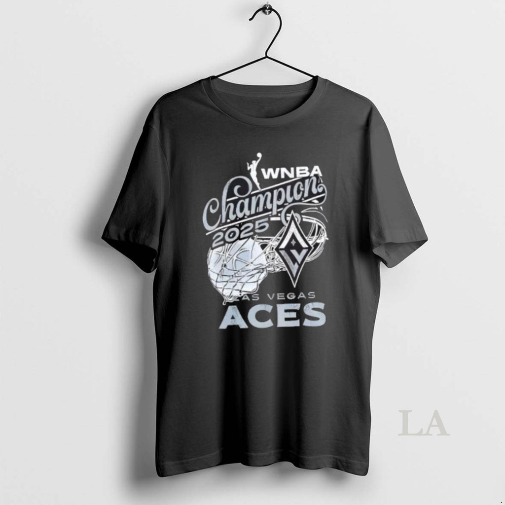 Original 2025 Wnba Champions Las Vegas Aces Womens Basketball 2 Sided