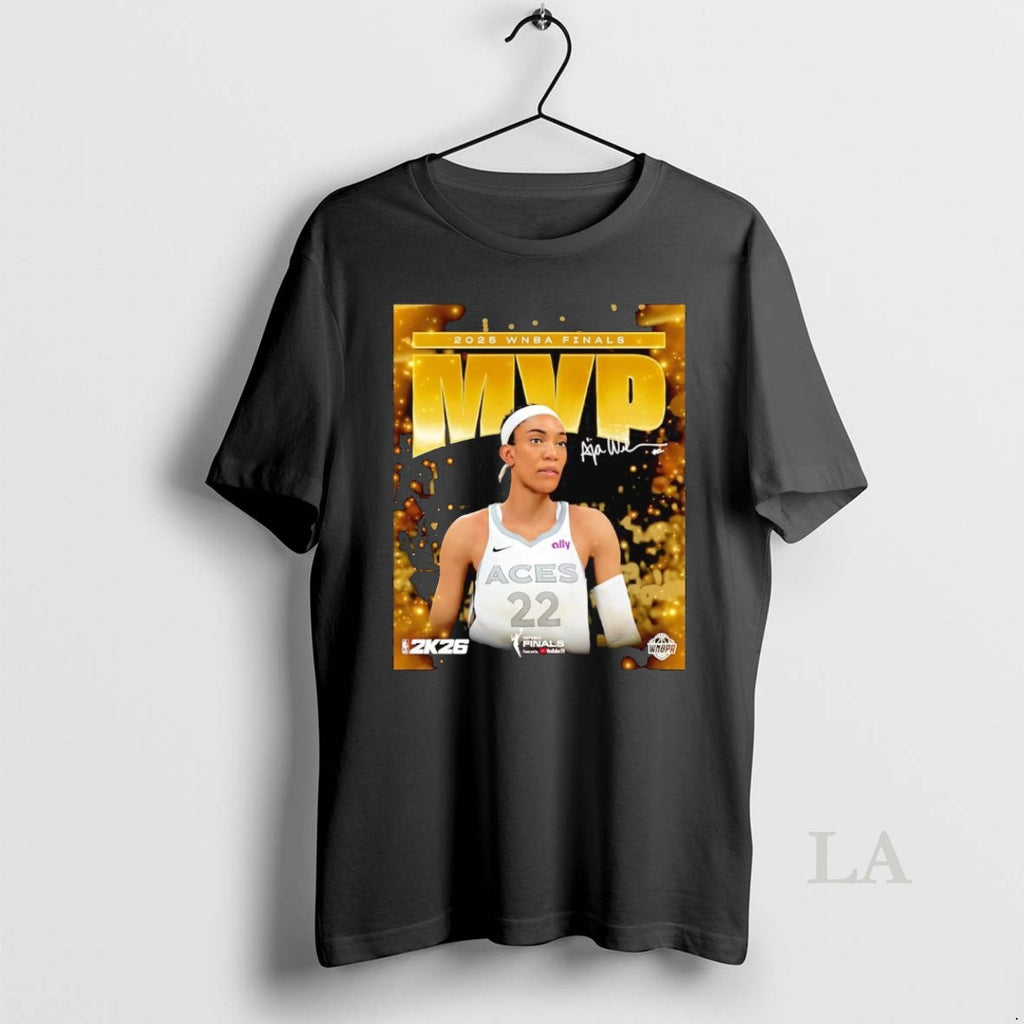 Original Aja Wilson 2025 Wnba Finals Mvp Signature