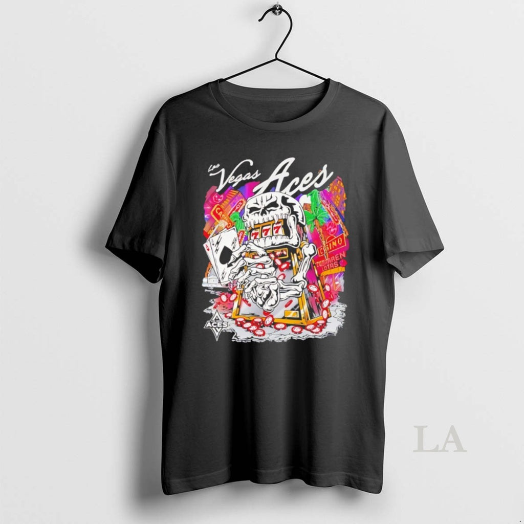 Original Aja Wilson Las Vegas Aces Skeleton Casino
