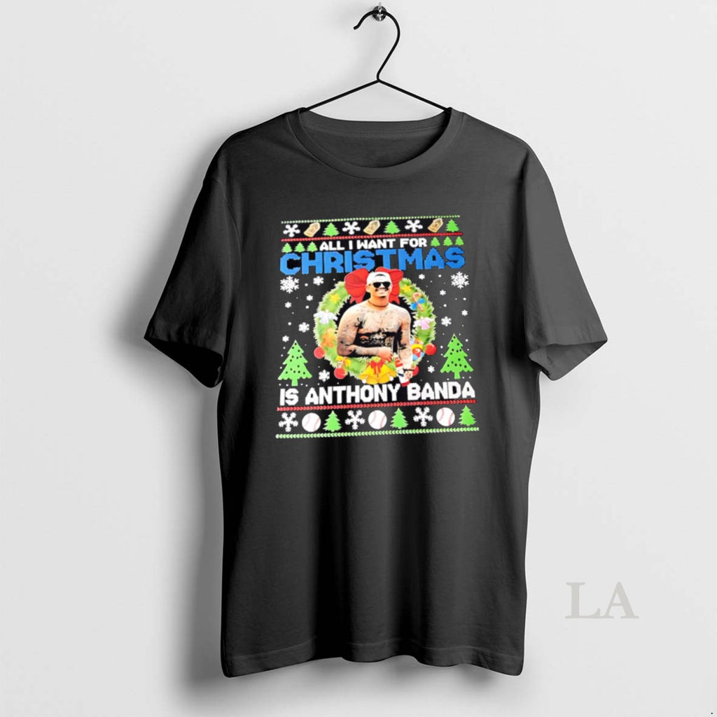 Original All I Want For Christmas Is Anthony Banda La Dodgers