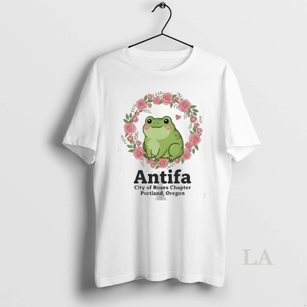 Original Antifa City Of Roses Chapter Portland Oregon Frog
