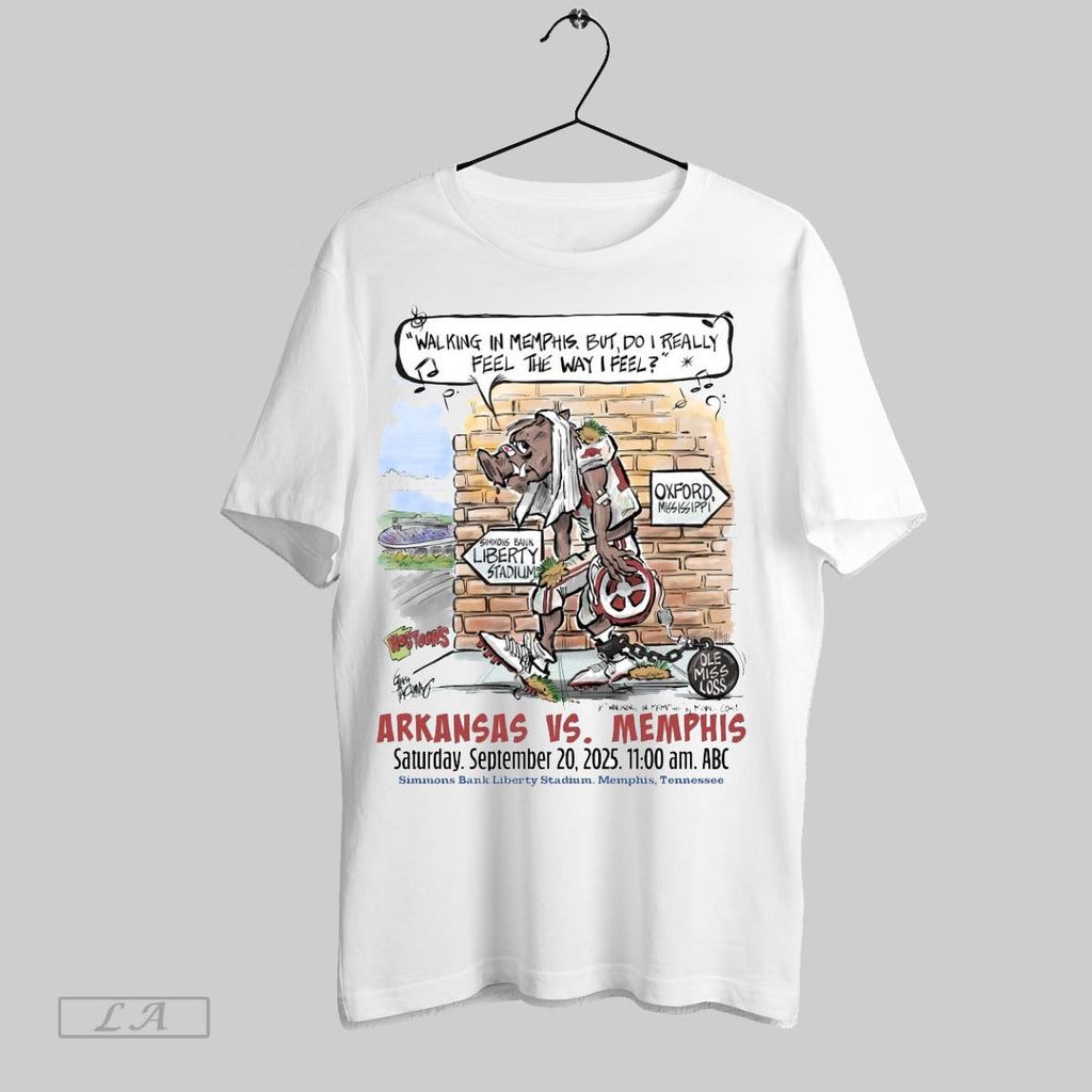 Original Arkansas Vs Memphis Saturday September 20 2025 Simmons Bank Liberty Stadium Memphis Tennessee Fanart
