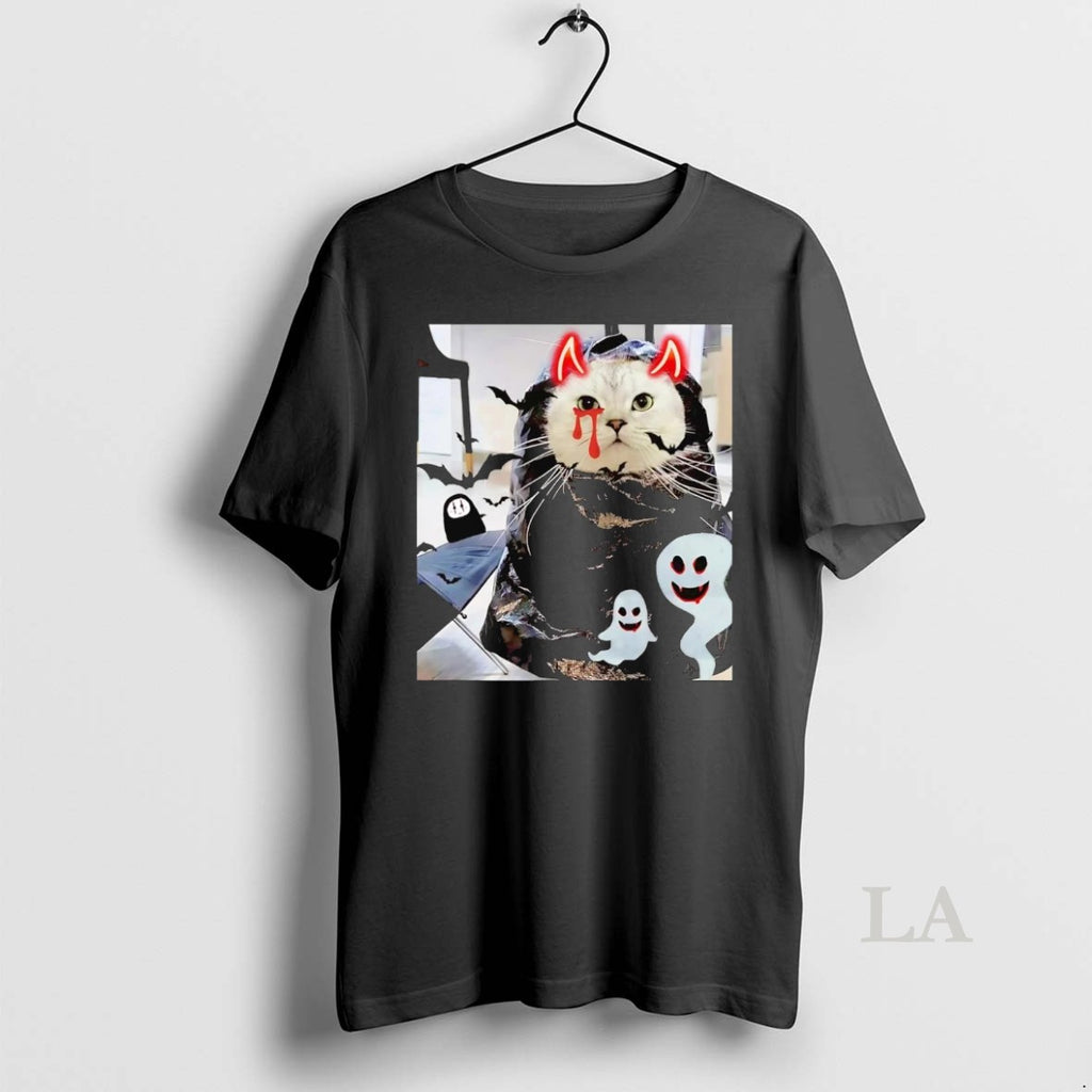 Original Black Cat Devil No Face Halloween