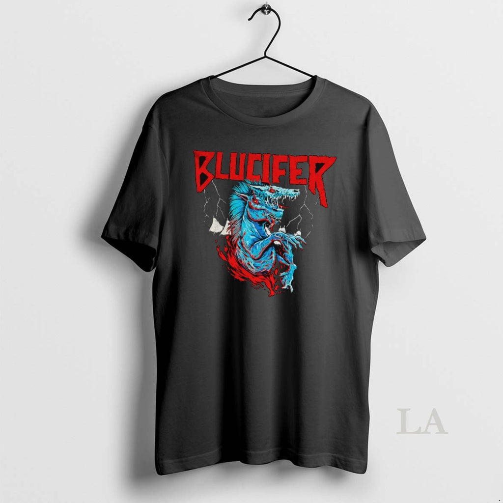 Original Blucifer Blue Mustang Vintage