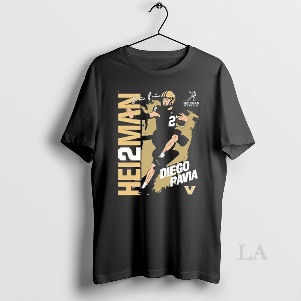 Original Diego Pavia Vanderbilt Commodores Heisman Stance