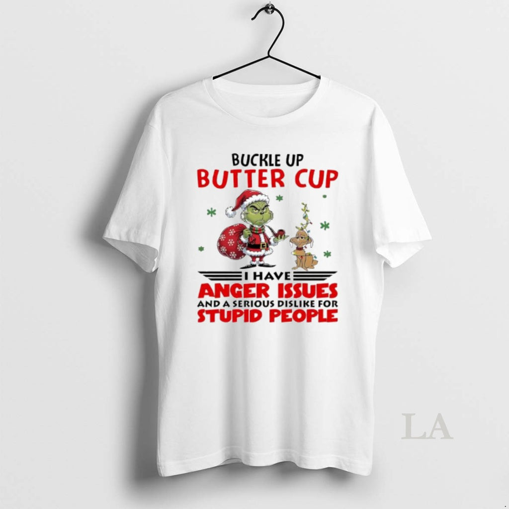 Original Grinch And Dog Max Buckle Up Butter Cup