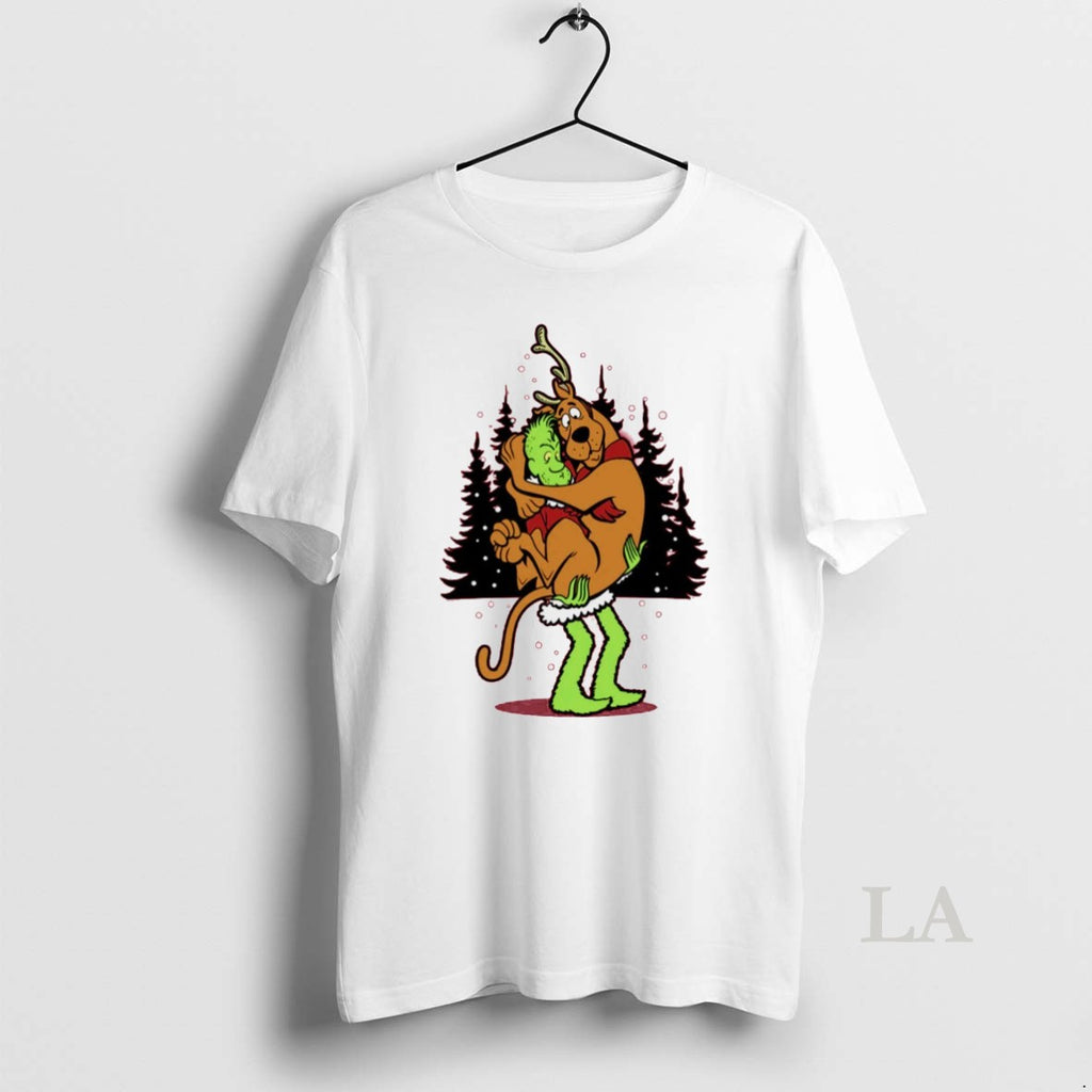 Original Grinch And Scooby Doo Shaggy Grinch Funny Christmas White