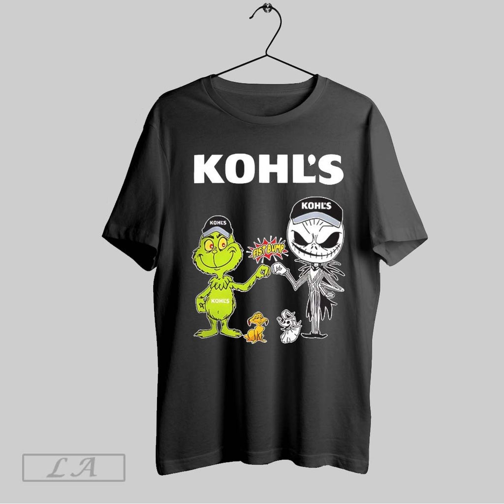 Original Grinch Fist Bump Jack Skellington Kohls Halloween 2025 V Neck
