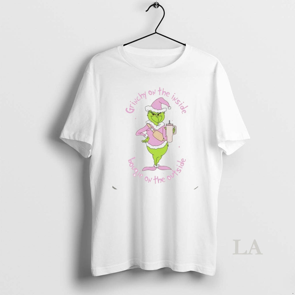 Original Grinch On The Inside Bougie On The Outside White