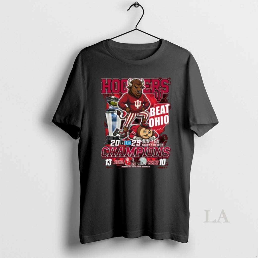 Original Hoosiers Beat Ohio 2025 Big Ten Conference Champions Mascot
