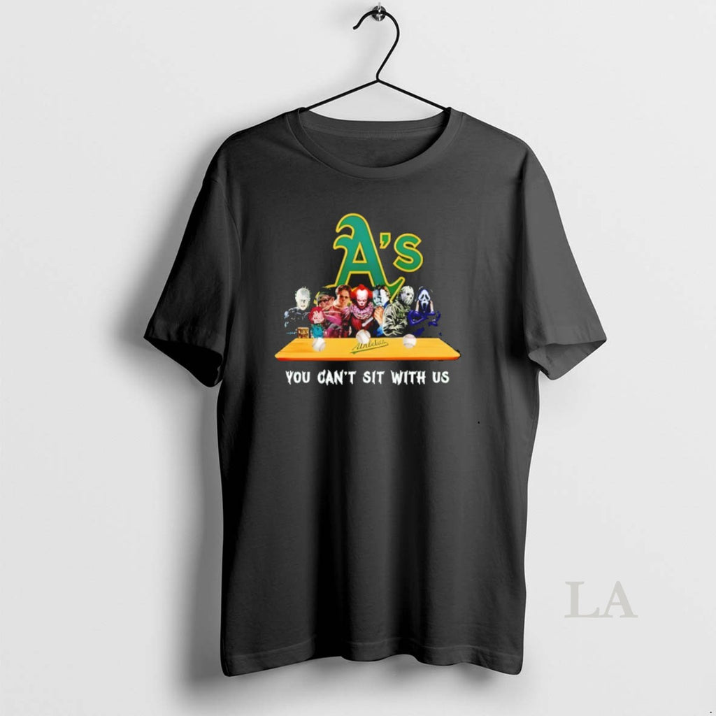 Original Horror Movie Characters You Cant Sit With Us Oakland Athletics Halloween