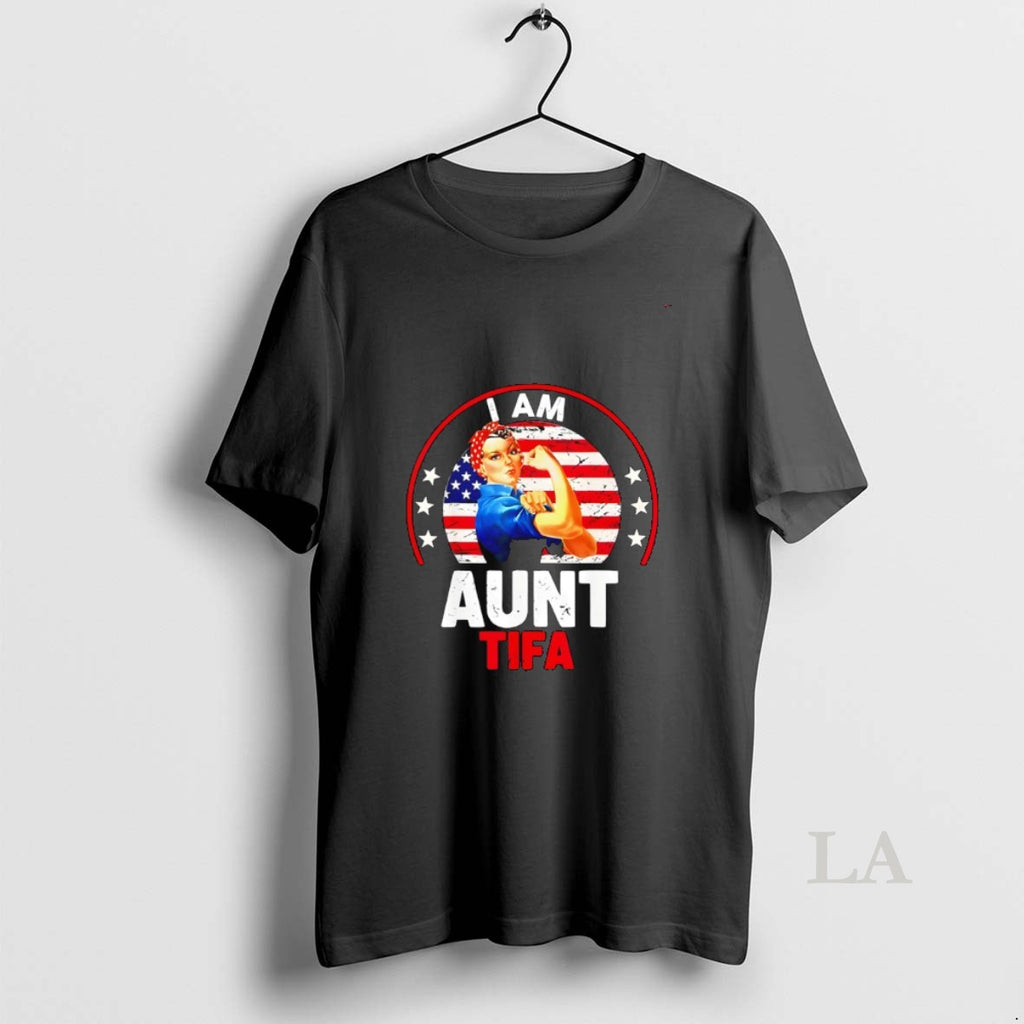 Original I Am Aunt Tifa America Flag