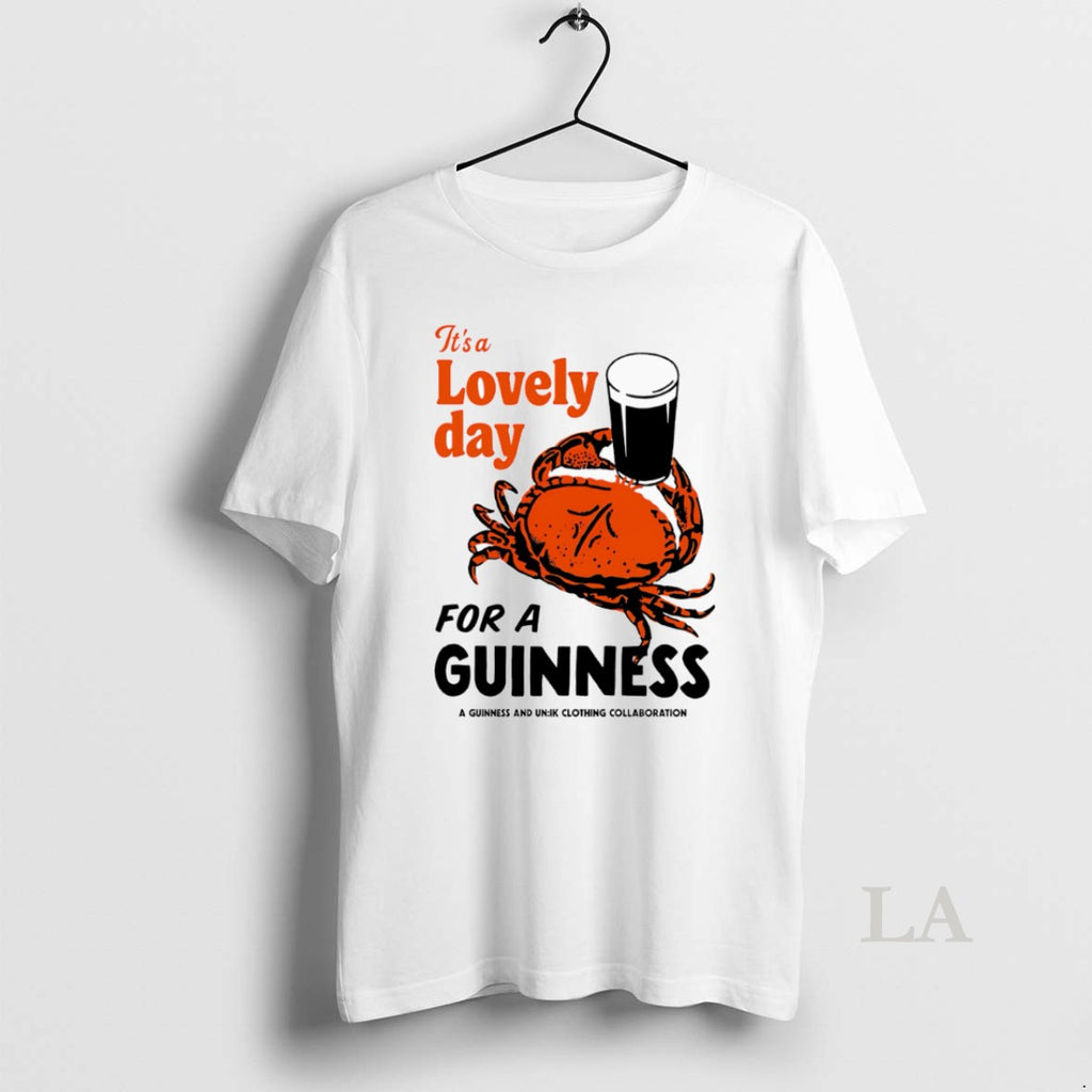 Original Its A Lovely Day For Guinness Guinness Crab