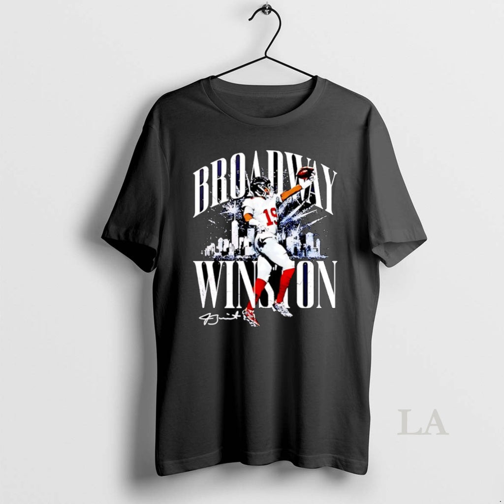 Original Jameis Winston New York Giants Broadway Winston City Skyline