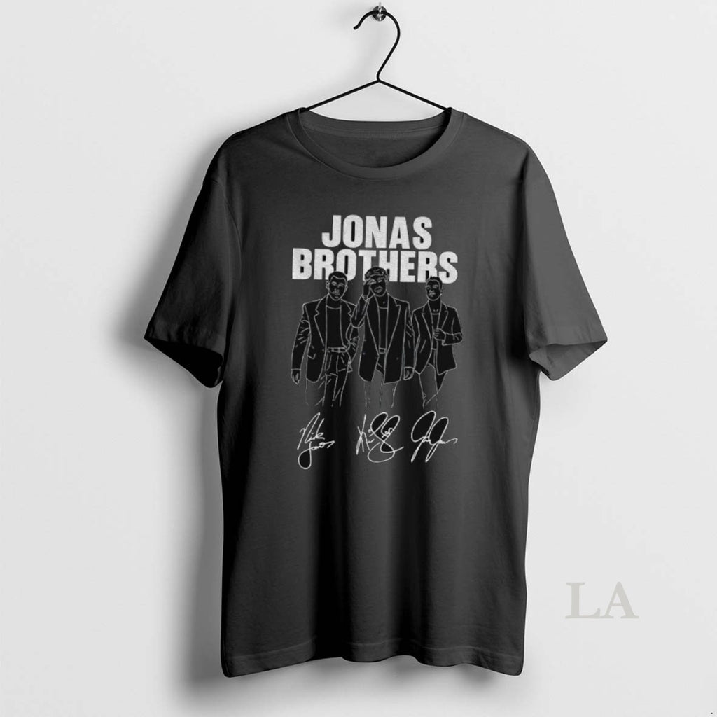 Original Jonas Brothers Outline Drawing Signatures