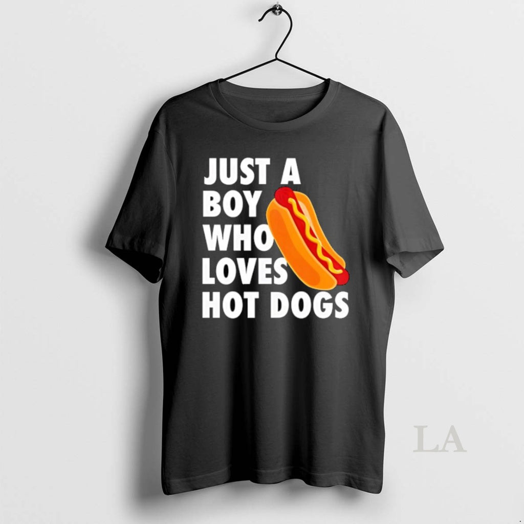 Original Just A Boy Who Loves Hot Dogs