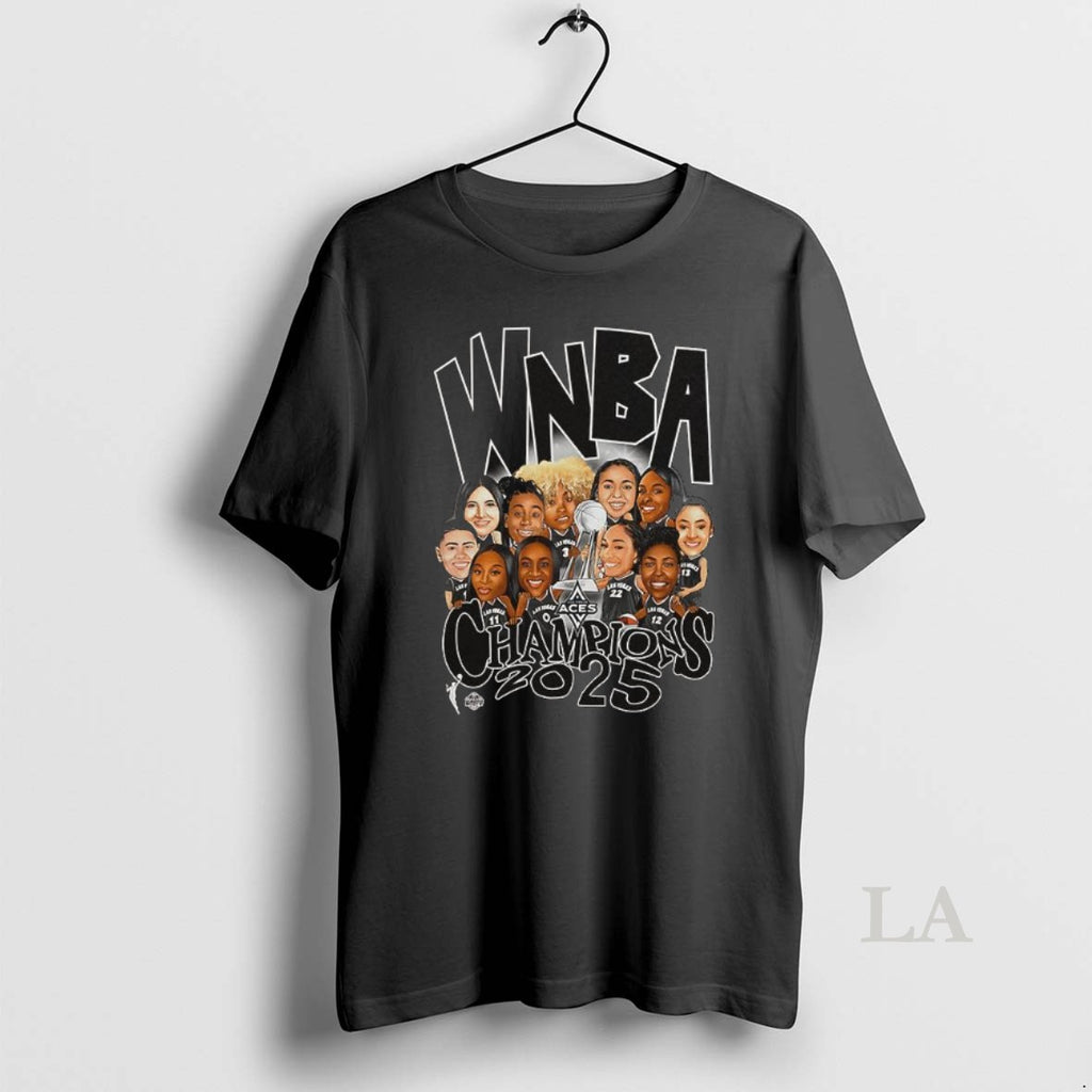 Original Las Vegas Aces 2025 Wnba Champs Cartoon Two Sided Mugs And