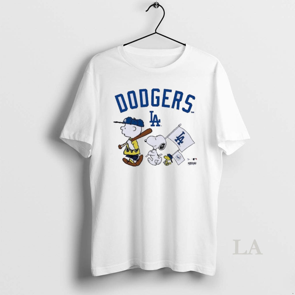 Original Los Angeles Dodgers X The Peanuts Flag Parade