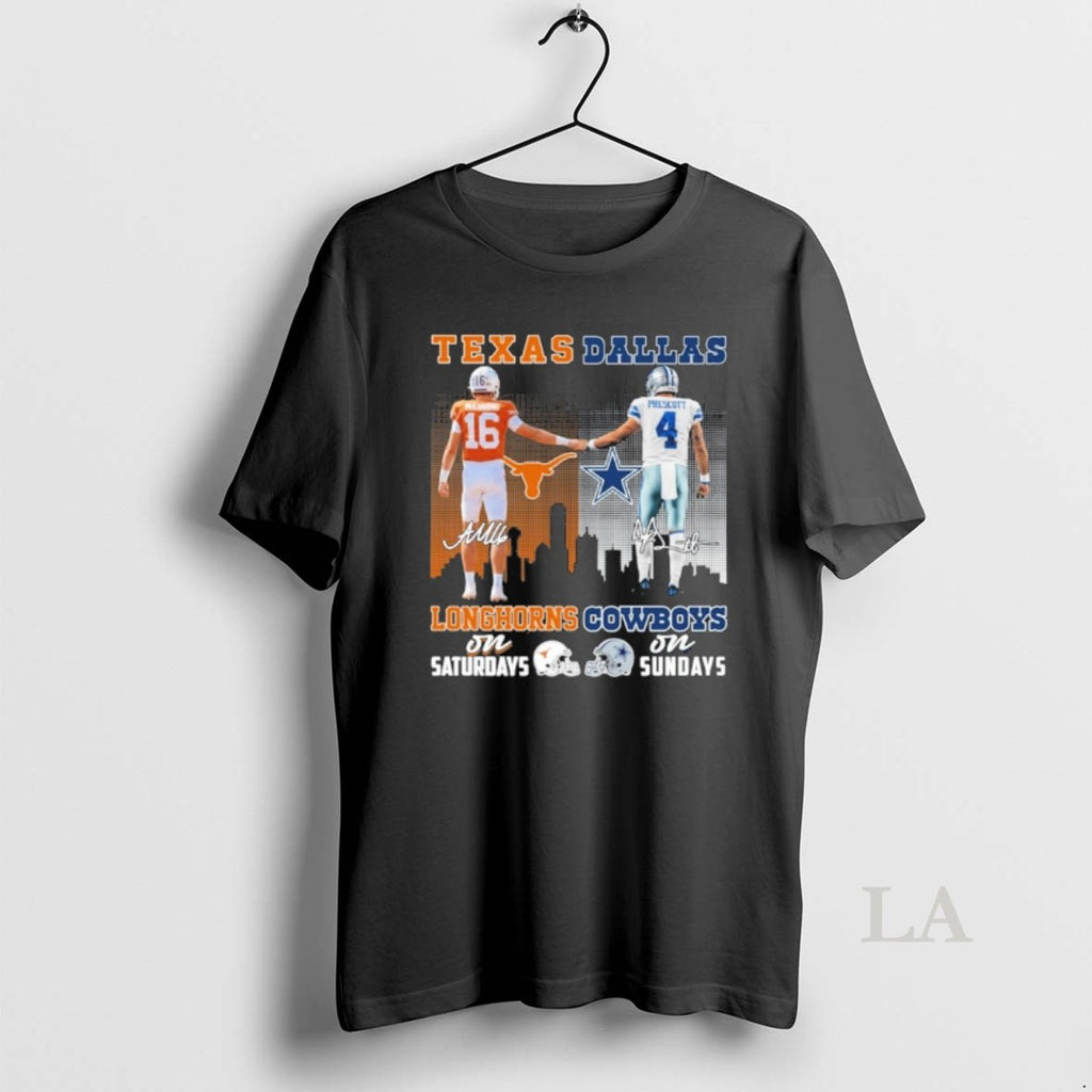 Original Manning Texas On Saturdays And Prescott Cowboys On Sundays