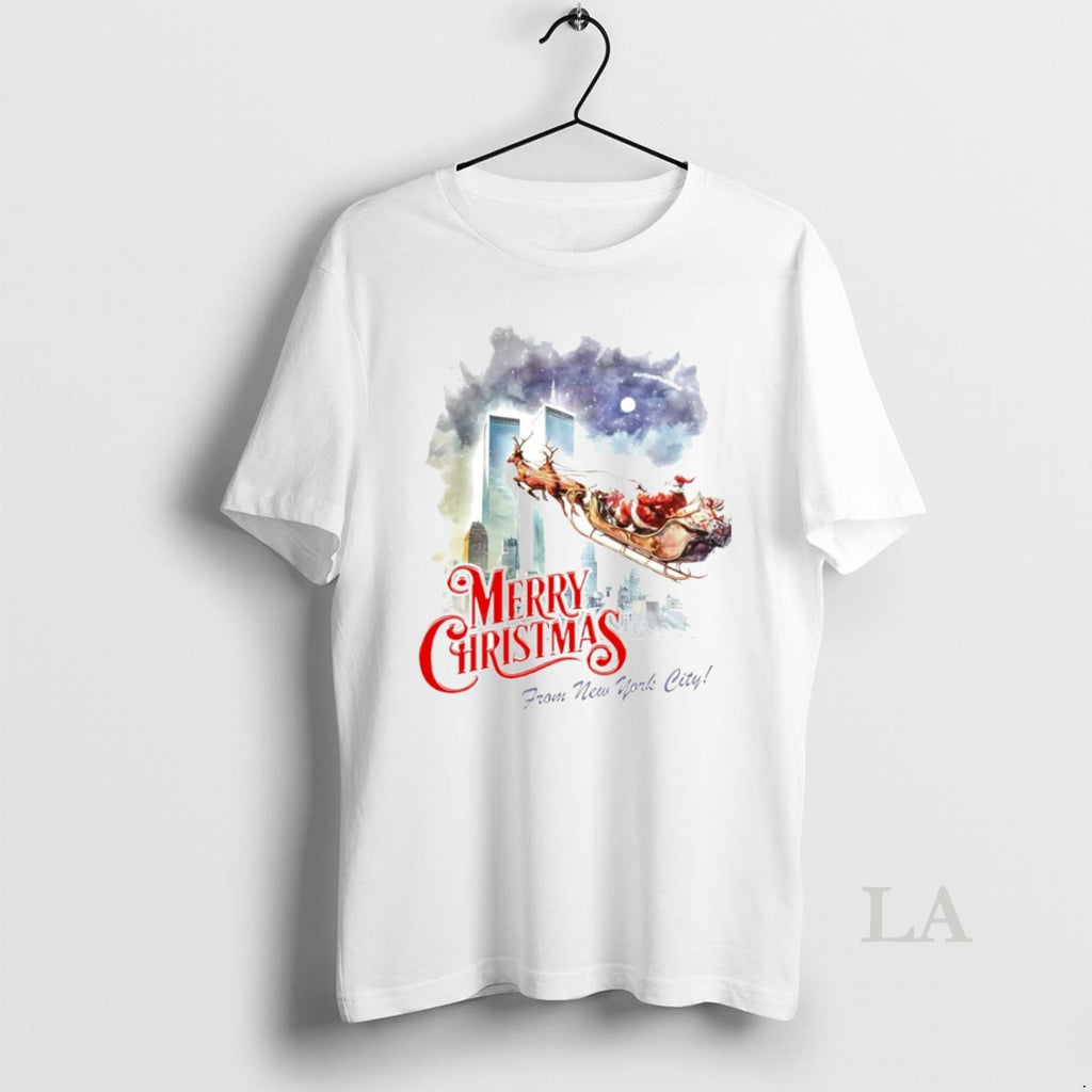 Original Merry Christmas From New York City Graphic Circle
