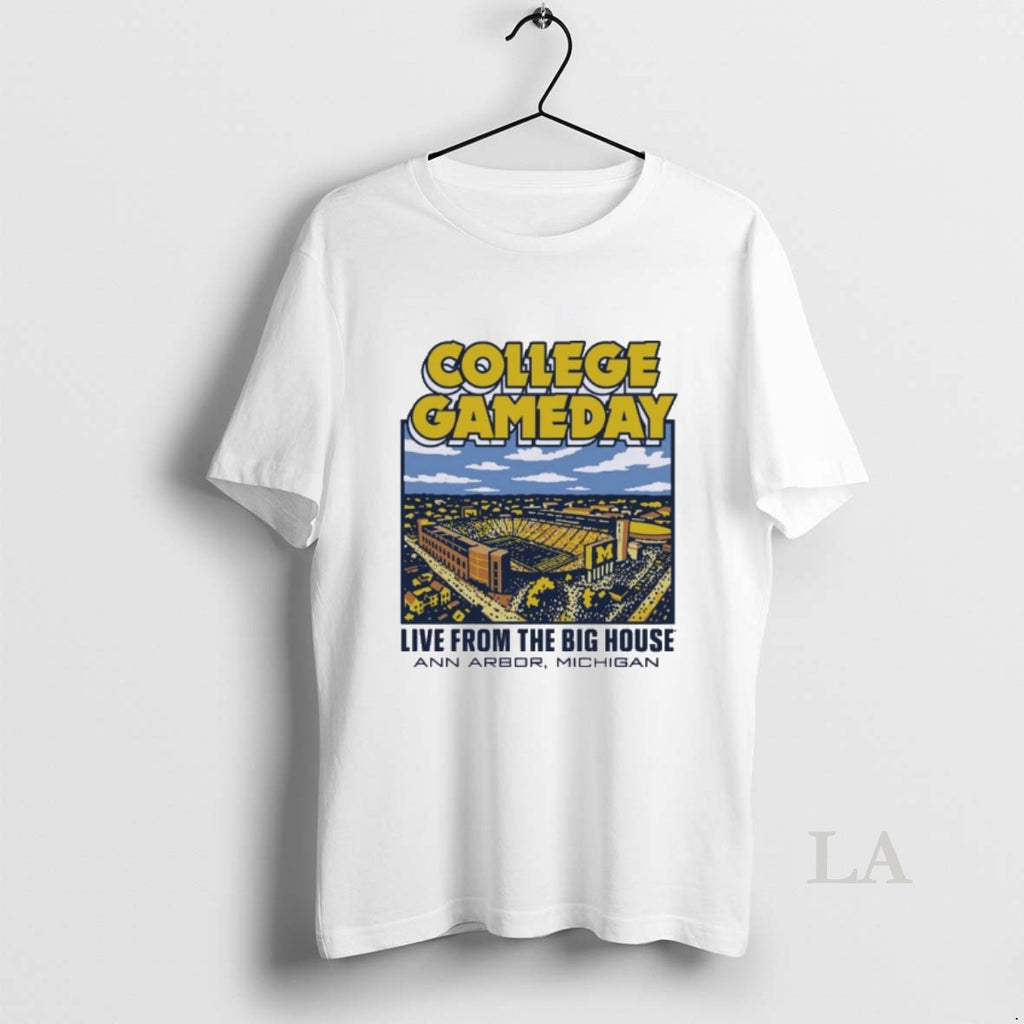 Original Michigan Wolverines College Gameday 2025 Big House Stadium